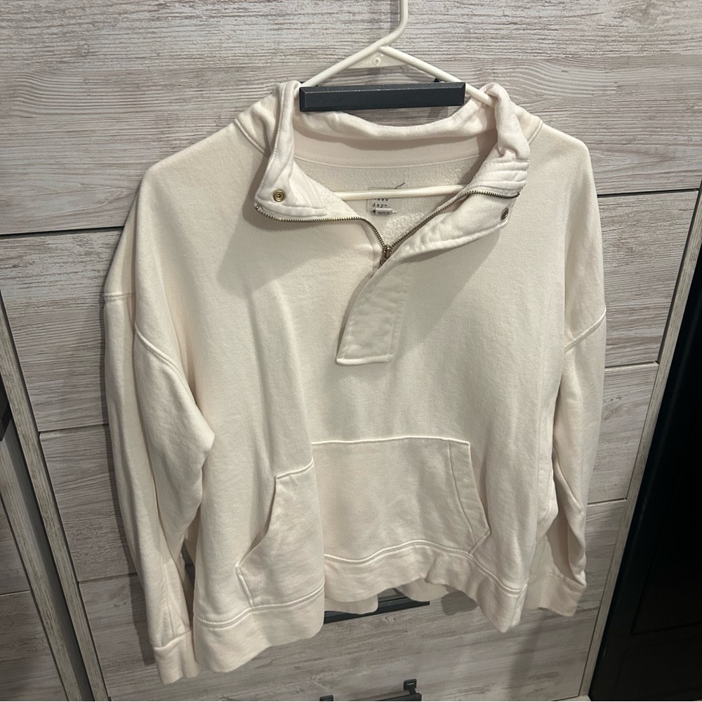 A New Day Quarter-Zip Sweatshirt Size Large - Picture 3 of 5